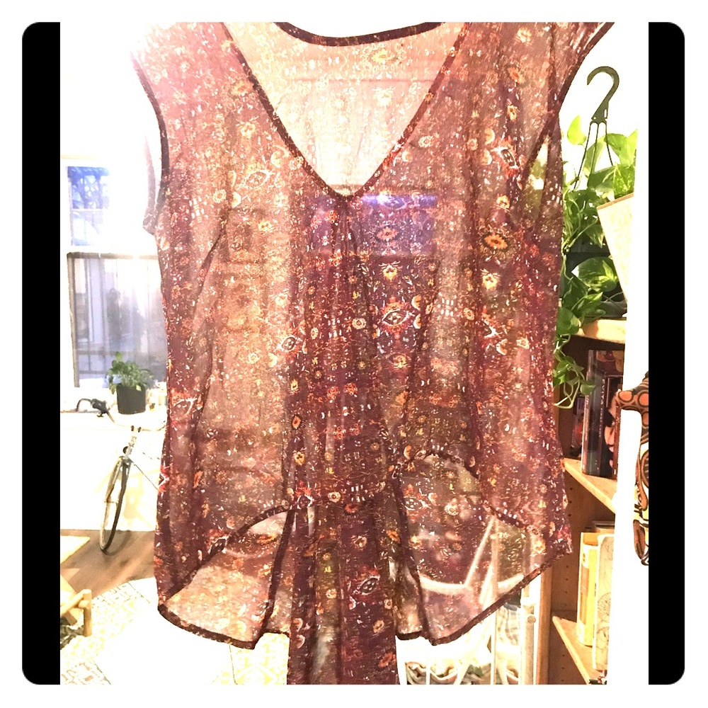 Gorgeous sheer urban outfitters top
